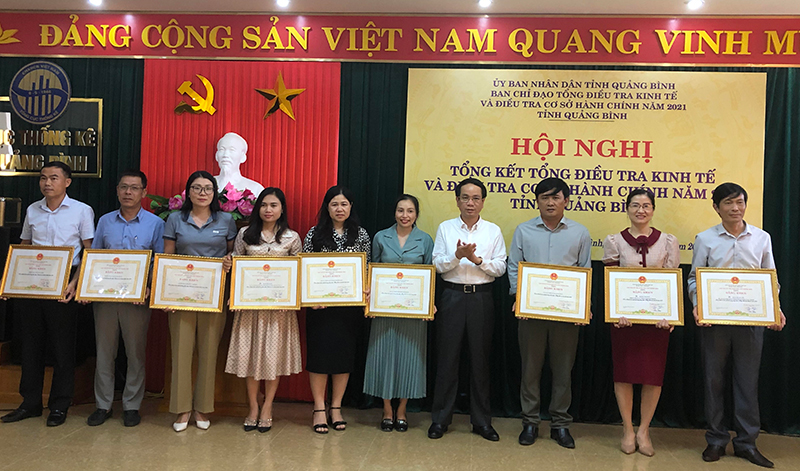 Quảng Bình: Tổng kết cuộc Tổng điều tra kinh tế và điều tra cơ sở hành chính năm 2021